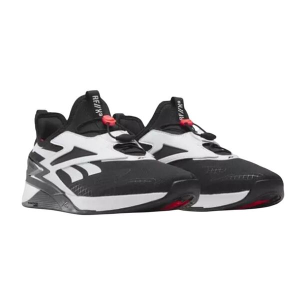 Reebok Mens Nano X3 Froning Training Sneaker US 9.5 Black White Athletic NWOB - Picture 1 of 12